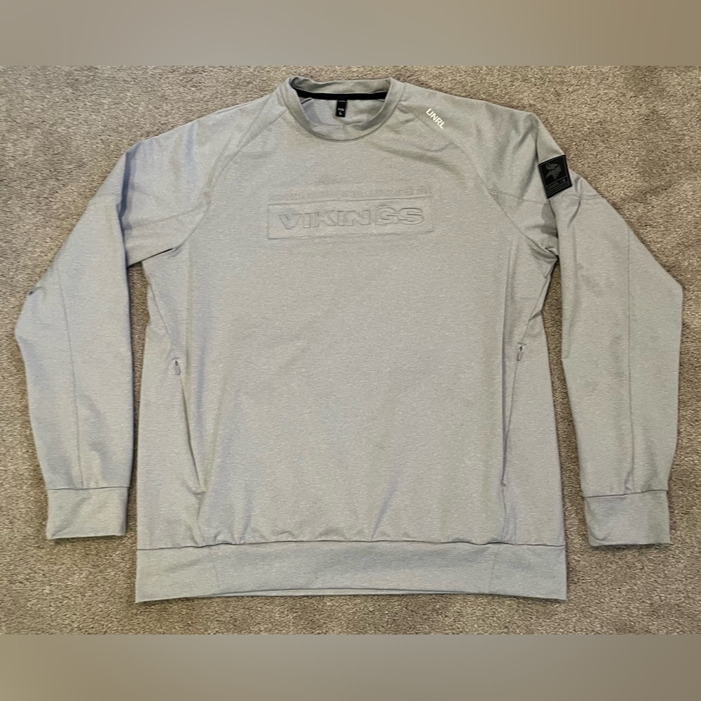 UNRL Minnesota Vikings, crossover crewneck men’s large